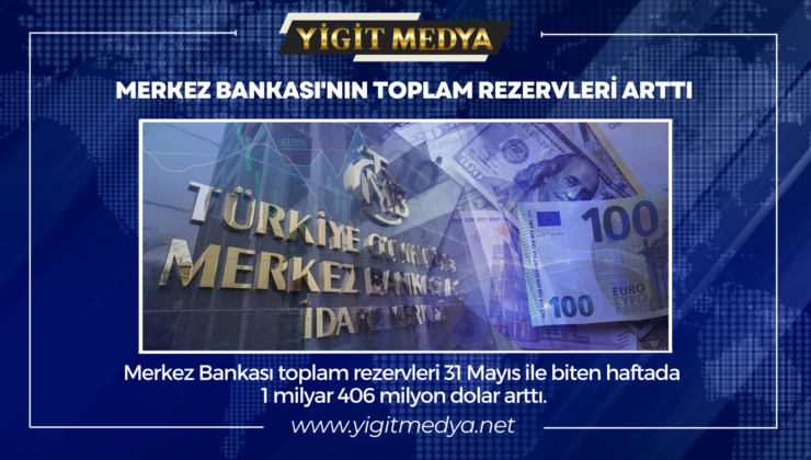 MERKEZ BANKASI’NIN TOPLAM REZERVLERİ ARTTI
