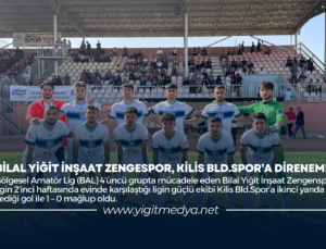 BİLAL YİĞİT İNŞAAT ZENGENSPOR, KİLİS BLD.SPOR’A DİRENEMEDİ