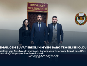 İSMAİL CEM SUVAT EREĞLİ’NİN YENİ BARO TEMSİLCİSİ OLDU