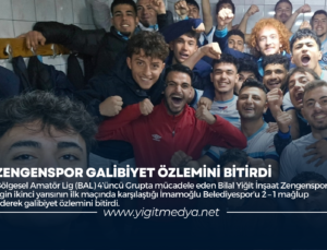 ZENGENSPOR GALİBİYET ÖZLEMİNİ BİTİRDİ