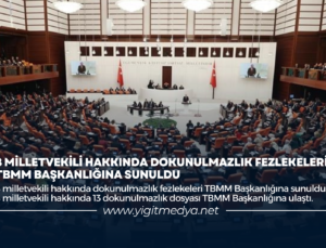 8 MİLLETVEKİLİ HAKKINDA DOKUNULMAZLIK FEZLEKELERİ TBMM BAŞKANLIĞINA SUNULDU