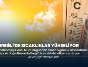 EREĞLİ’DE SICAKLIKLAR YÜKSELİYOR