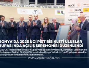 KONYA’DA 2025 UCI PİST BİSİKLETİ ULUSLAR KUPASI’NDA AÇILIŞ SEREMONİSİ DÜZENLENDİ