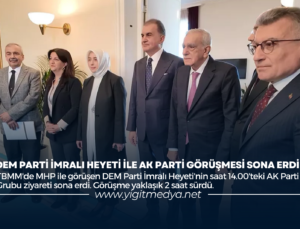 DEM PARTİ İMRALI HEYETİ İLE AK PARTİ GÖRÜŞMESİ SONA ERDİ