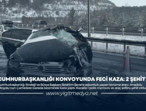 CUMHURBAŞKANLIĞI KONVOYUNDA FECİ KAZA: 2 ŞEHİT