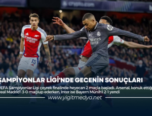 ŞAMPİYONLAR LİGİ’NDE GECENİN SONUÇLARI