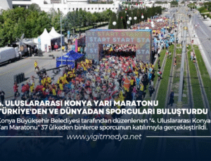 4. ULUSLARARASI KONYA YARI MARATONU TÜRKİYE’DEN VE DÜNYADAN SPORCULARI BULUŞTURDU