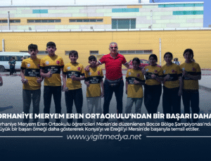 ORHANİYE MERYEM EREN ORTAOKULU‘NDAN BİR BAŞARI DAHA