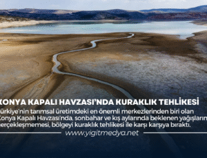 KONYA KAPALI HAVZASI’NDA KURAKLIK TEHLİKESİ