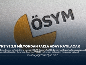 YKS’YE 2,5 MİLYONDAN FAZLA ADAY KATILACAK
