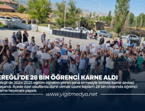 EREĞLİ’DE 28 BİN ÖĞRENCİ KARNE ALDI