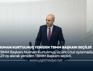NUMAN KURTULMUŞ YENİDEN TBMM BŞKANI SEÇİLDİ