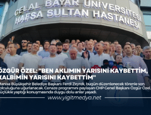 ÖZGÜR ÖZEL: “BEN AKLIMIN YARISINI KAYBETTİM, KALBİMİN YARISINI KAYBETTİM”