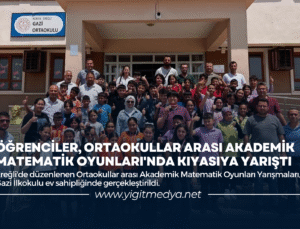 ÖĞRENCİLER, ORTAOKULLAR ARASI AKADEMİK MATEMATİK OYUNLARI’NDA KIYASIYA YARIŞTI