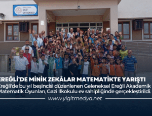 EREĞLİ’DE MİNİK ZEKALAR MATEMATİKTE YARIŞTI