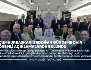 CUMHURBAŞKANI ERDOĞAN GÜNDEME DAİR ÖNEMLİ AÇIKLAMALARDA BULUNDU