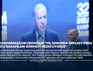 CUMHURBAŞKANI ERDOĞAN: “YIL SONUNDA ENFLASYONDA 20’Lİ RAKAMLARI GÖRMEYİ HEDEFLİYORUZ”