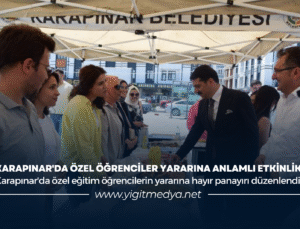 KARAPINAR’DA ÖZEL ÖĞRENCİLER YARARINA ANLAMLI ETKİNLİK