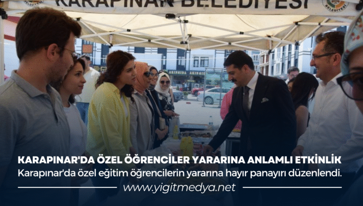 KARAPINAR’DA ÖZEL ÖĞRENCİLER YARARINA ANLAMLI ETKİNLİK