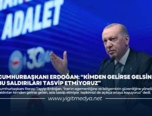 CUMHURBAŞKANI ERDOĞAN: “KİMDEN GELİRSE GELSİN, BU SALDIRILARI TASVİP ETMİYORUZ”