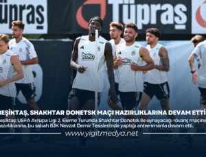 BEŞİKTAŞ, SHAKHTAR DONETSK MAÇI HAZIRLIKLARINA DEVAM ETTİ