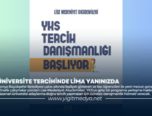 ÜNİVERSİTE TERCİHİNDE LİMA YANINIZDA