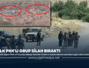 İLK PKK’LI GRUP SİLAH BIRAKTI