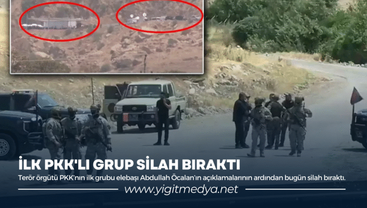 İLK PKK’LI GRUP SİLAH BIRAKTI