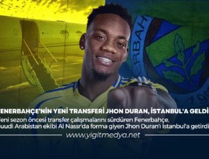 FENERBAHÇE’NİN YENİ TRANSFERİ JOHN DURAN, İSTANBUL’A GELDİ