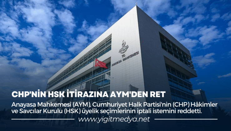 CHP’NİN HSK İTİRAZINA AYM’DEN RET
