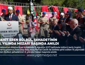 ŞEHİT EREN BÜLBÜL, ŞEHADETİNİN 8.YILINDA MEZARI BAŞINDA ANILDI