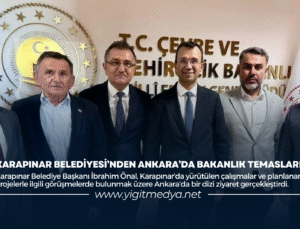 KARAPINAR BELEDİYESİ’NDEN ANKARA’DA BAKANLIK TEMASLARI