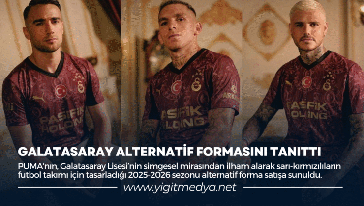 GALATASARAY ALTERNATİF FORMASINI TANITTI