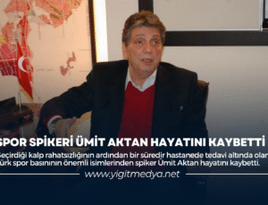 SPOR SPİKERİ ÜMİT AKTAN HAYATINI KAYBETTİ
