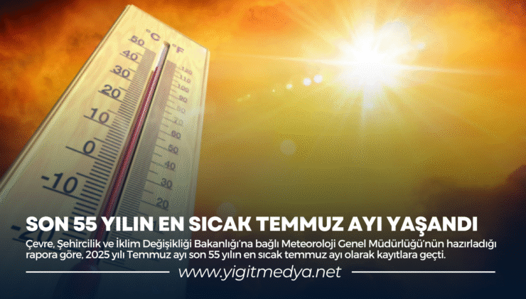 SON 55 YILIN EN SICAK TEMMUZ AYI YAŞANDI