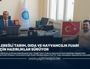 1.EREĞLİ TARIM, GIDA VE HAYVANCILIK FUARI İÇİN HAZIRLIKLAR SÜRÜYOR