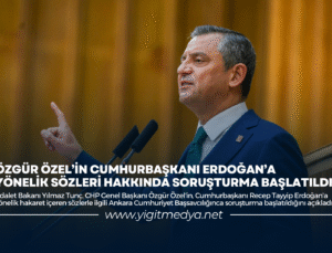 ÖZGÜR ÖZEL’İN CUMHURBAŞKANI ERDOĞAN’A YÖNELİK SÖZLERİ HAKKINDA SORUŞTURMA BAŞLATILDI
