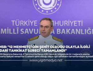 MSB: “12 MEHMETÇİĞİN ŞEHİT OLDUĞU OLAYLA İLGİLİ İDARİ TAHKİKAT SÜRECİ TAMAMLANDI”