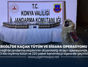 EREĞLİ’DE KAÇAK TÜTÜN VE SİGARA OPERASYONU