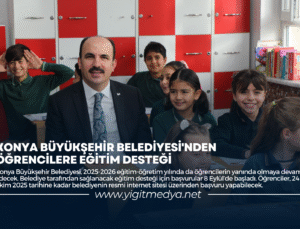 KONYA BÜYÜKŞEHİR BELEDİYESİ’NDEN ÖĞRENCİLERE EĞİTİM DESTEĞİ