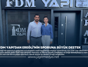FDM YAPI’DAN EREĞLİ’NİN SPORUNA BÜYÜK DESTEK