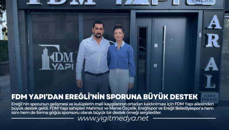 FDM YAPI’DAN EREĞLİ’NİN SPORUNA BÜYÜK DESTEK