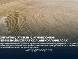 KONYA’DA ÇİFTÇİLER İÇİN YENİ DÖNEM: ÇKS İŞLEMLERİ ZİRAAT ODALARI’NDA YAPILACAK