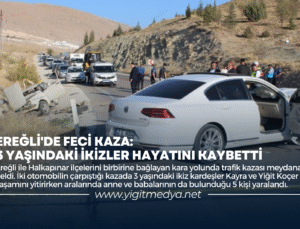 EREĞLİ’DE FECİ KAZA: 3 YAŞINDAKİ İKİZLER HAYATINI KAYBETTİ