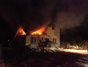 EREĞLİ’DE MÜSTAKİL EV YANGINI PANİK YARATTI