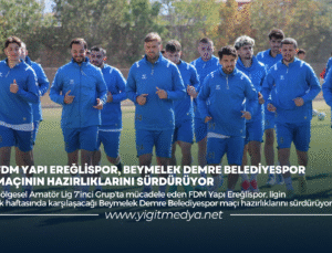 FDM YAPI EREĞLİSPOR, BEYMELEK DEMRE BELEDİYESPOR MAÇININ HAZIRLIKLARINI SÜRDÜRÜYOR