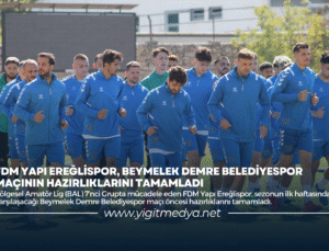 FDM YAPI EREĞLİSPOR, BEYMELEK DEMRE BELEDİYESPOR MAÇININ HAZIRLIKLARINI TAMAMLADI
