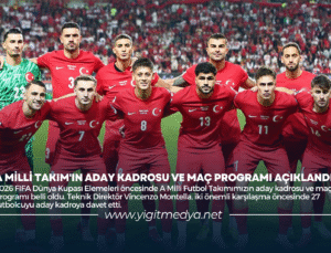 A MİLLİ TAKIM’IN ADAY KADROSU VE MAÇ PROGRAMI AÇIKLANDI