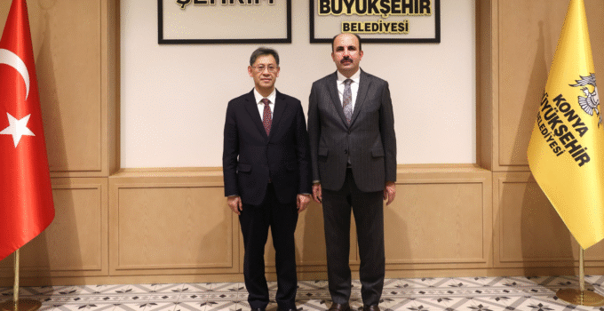 KARDEŞ ŞEHİR ŞİYAN BELEDİYE BAŞKANI NİUPİNG BAŞKAN ALTAY’I ZİYARET ETTİ