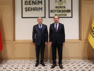 TBMM MİLLİ SAVUNMA KOMİSYONU BAŞKANI HULUSİ AKAR BAŞKAN ALTAY’I ZİYARET ETTİ